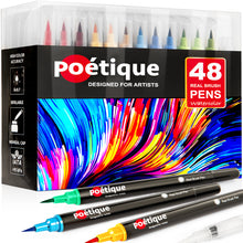 Load image into Gallery viewer, Refillable Watercolor Pens 48 Colors
